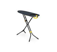 Joseph Joseph Glide Plus Asse da Stiro 110 x 33 cm, Regolabile, Poggiaferro a Vapore Integrato, Copri Asse in Cotone Super Assorbente, Nero/Blu