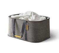 Joseph Joseph Hold-All - Cesto porta biancheria per il bucato, pieghevole, 35 litri, tessuto durevole, resistente all'umidità, grigio