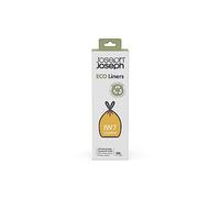 Joseph Joseph IW7 - Sacchetti Imondizia Ecologici in Plastica Riciclata, Sacchetti per Rifiuti da Cucina con Manici a Coulisse, Extra Resistenti - Confezione da 20, 20 Litri, Grigio