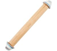 Joseph Joseph - Mattarello in Legno di Faggio, Mattarello Regolabile con Diversi Spessori, Accessori da Forno per Pizza, Biscotti, Pasta, Stabile e Durevole - Pastello