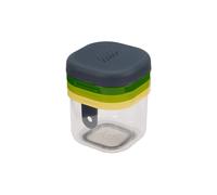 Joseph Joseph Multi-Prep Mini, 3-in-1 Affetta Verdure, Frutta e Tagliauova Multifunzione Manuale, con Contenitore