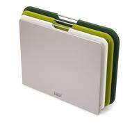Joseph Joseph Nest Set di 3 Taglieri da Cucina, Grandi, Codificati a Colori con Supporto per Riporli, Verde