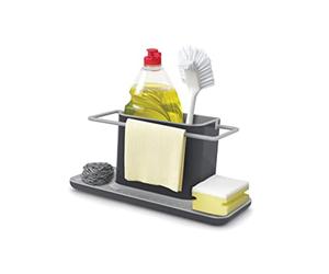 Joseph Joseph Organizzatore per il lavello della cucina in plastica, grande, grigio scuro