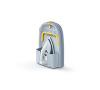 Joseph Joseph - Pocket, asse da stiro pieghevole da tavolo, compatto e salvaspazio, asse di dimensioni standard - Colore: Grigio/Giallo
