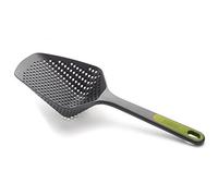 Joseph Joseph Scoop Plus Cucchiaio Scolapasta, scola e servi, resistente al calore fino a 200°C, lavabile in lavastoviglie, verde, grande