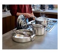 Joseph Joseph Set di pentole da 5 pezzi con manico pieghevole in acciaio Set di pentole da 5 pezzi con manico pieghevole in acciaio