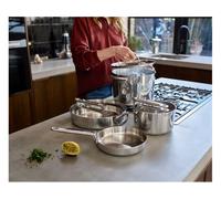 Joseph Joseph Set di pentole da 6 pezzi con manico pieghevole in acciaio Set di pentole da 6 pezzi con manico pieghevole in acciaio