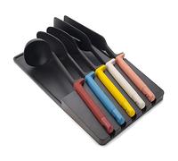 Joseph Joseph - Set di Utensili, 5 Pezzi, con Vassoio di Conservazione da Inserire nel Cassetto, Multicolore