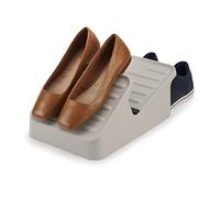 Joseph Joseph Shoe-In - Scarpiera Salvaspazio a 2 Livelli, Contiene fino a 3 Paia, Beige
