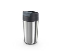 Joseph Joseph Sipp - Tazza da viaggio per caffè e the, Bicchiere termico con coperchio, a prova di perdite, riutilizzabile- 454 ml, Acciaio Inox