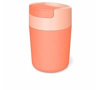 Joseph Joseph Sipp - Tazza da viaggio per caffè e the, con coperchio, a prova di perdite, senza BPA, riutilizzabile- 340 ml, Corallo