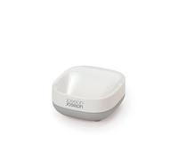 Joseph Joseph Slim - Porta Saponetta Compatto, Piattino portasapone, Accessori Bagno- Bianco/Grigio
