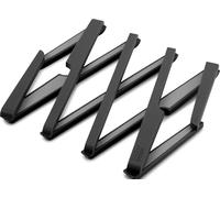 Joseph Joseph Sottopentola in silicone pieghevole elasticizzato per pentole e padelle calde, supporto antiscivolo espandibile, tappetino resistente al calore per piano di lavoro della cucina - nero