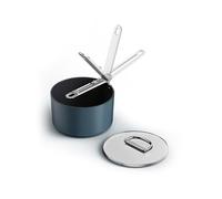 Joseph Joseph Space 19 cm (2,9 qt) pentola antiaderente con manico pieghevole e coperchio, compatibile con l'induzione