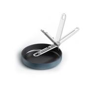 Joseph Joseph Space 23 cm (5,4 qt) pentola antiaderente con manico pieghevole e coperchio, compatibile con l'induzione