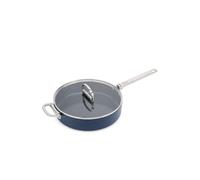 Joseph Joseph Space 28 cm (3,8 qt) padella antiaderente con manico pieghevole e coperchio, compatibile con l'induzione