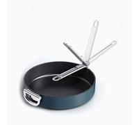Joseph Joseph Space Padella antiaderente da 30 cm (12") con manico pieghevole, compatibile con l'induzione