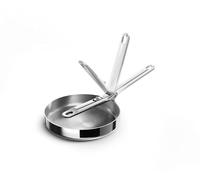 Joseph Joseph Space Steel Padella inox 20 cm con manico pieghevole