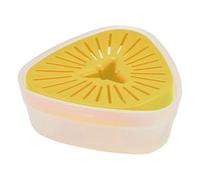 Joseph Joseph Duo Spremiagrumi Manuale con coperchio reversibile per una conservazione compatta, Spremi Limone, Agrumi, Arance, Giallo Chiaro