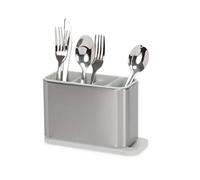 Joseph Joseph Surface Scolaposate da Lavello in Acciaio Inox, Contenitore Portaposate Portautensili per Cucina, Base Drenante