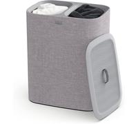 Joseph Joseph Tota Cesto Portabiancheria 100L a 2 Scomparti Grigio