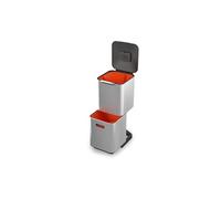 JOSEPH JOSEPH Totem Max Pattumiera Raccolta Differenziata 40L Acciaio Inox 76x30