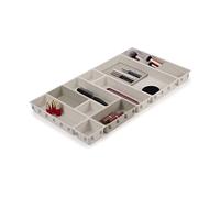 Joseph Joseph Viva - Set modulare per cassetti da 12 pezzi per organizzazione trucchi, divisori per trucchi, articoli di bellezza, cosmetici e accessori per capelli