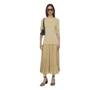 Joseph, ,Knitwear ,Donna ,Beige ,XS Top in Maglia a Costine Satinate