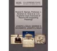 Joseph L Rauh M Roland E. Barnes, Petitioner, V. Abraham S. Sind et (Tascabile)