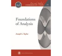 Joseph L. Taylor Foundations of Analysis (Copertina rigida)