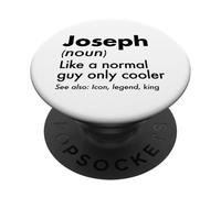 Joseph Like A Normal Guy Only Cooler Legend King Nome PopSockets PopGrip Adesivo