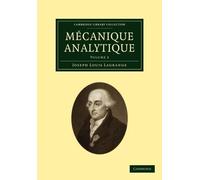 Joseph-Louis Lagrange Mécanique Analytique (Tascabile)