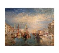 Joseph Mallord William Turner - Stampa artistica da parete su tela per soggiorno, camera da letto, ufficio, regalo (senza cornice, 70 x 90 cm)