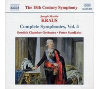 Joseph Martin Kraus Symphonies Vol. 4 (Sundkvist, Swedish Co) (CD) Album
