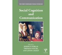 Joseph P. Forgas Social Cognition and Communication (Tascabile)