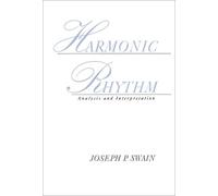 Joseph P. Swain Harmonic Rhythm (Copertina rigida)