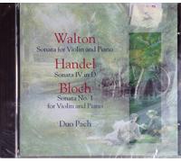 Joseph Pach - Carlton Classics: Walton Sonata for Violin and Piano, Handel Sonata IV in D, Bloch Sonata No.1 for Violin and Piano.