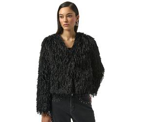 JOSEPH RIBKOFF Giacca in pelliccia sintetica nero | S