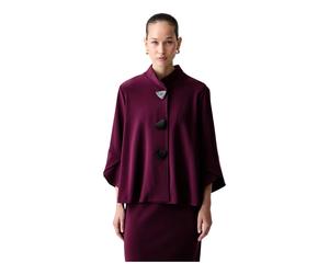 Joseph Ribkoff - Giacca Trapeze Classica - - Jackets - Donna - Rosso - 2XL