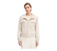 Joseph Ribkoff - Giacca Utility Boxy con Cappuccio in Tessuto Elasticizzato - - Jackets - Donna - Beige - M