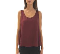 Joseph Ribkoff - Hammered Satin Sleeveless Top - - Tops - Donna - Rosso - L