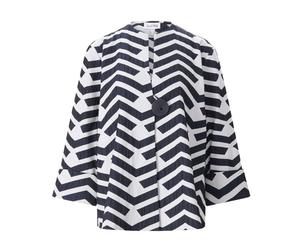 Joseph Ribkoff - Jacquard Jacket - - Jackets - Donna - Blu - XL