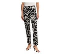Joseph Ribkoff - Pantaloni Eleganti Slim Abstract - - Trousers - Donna - Nero - S