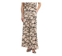 Joseph Ribkoff - Pantaloni Larghi Stampa Astratta - - Trousers - Donna - Beige - 3XL