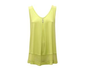 Joseph Ribkoff - Top Exotique Senza Maniche Lime - - Tops - Donna - Verde - 2XS