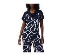 Joseph Ribkoff, ,Tops ,Donna ,Blu ,2XL Maglia geometrica a maniche corte