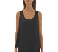 Joseph Ribkoff, ,Tops ,Donna ,Nero ,L Top senza maniche in raso martellato