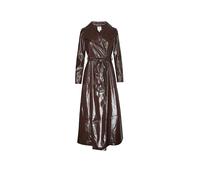 JOSEPH RIBKOFF Trenchcoat in similpelle marrone | M
