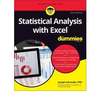 Joseph Schmuller Statistical Analysis with Excel For Dummies (Tascabile)