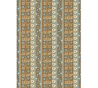 Josephine Munsey Carta da parati Arber Stripe - Brown and Blue